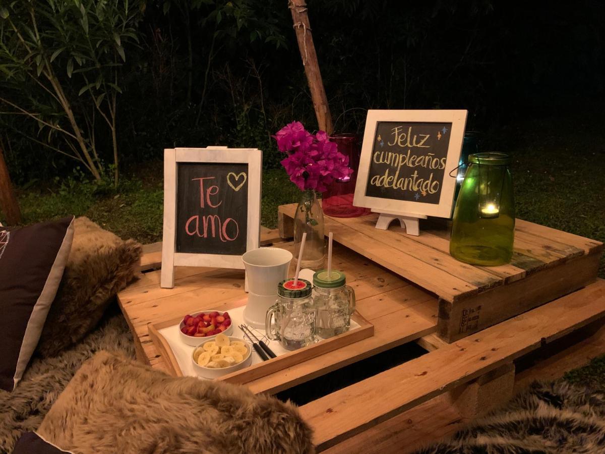 Bosque De Aventura & Glamping Refugio Del Bosque Hotell La Mesa  Eksteriør bilde